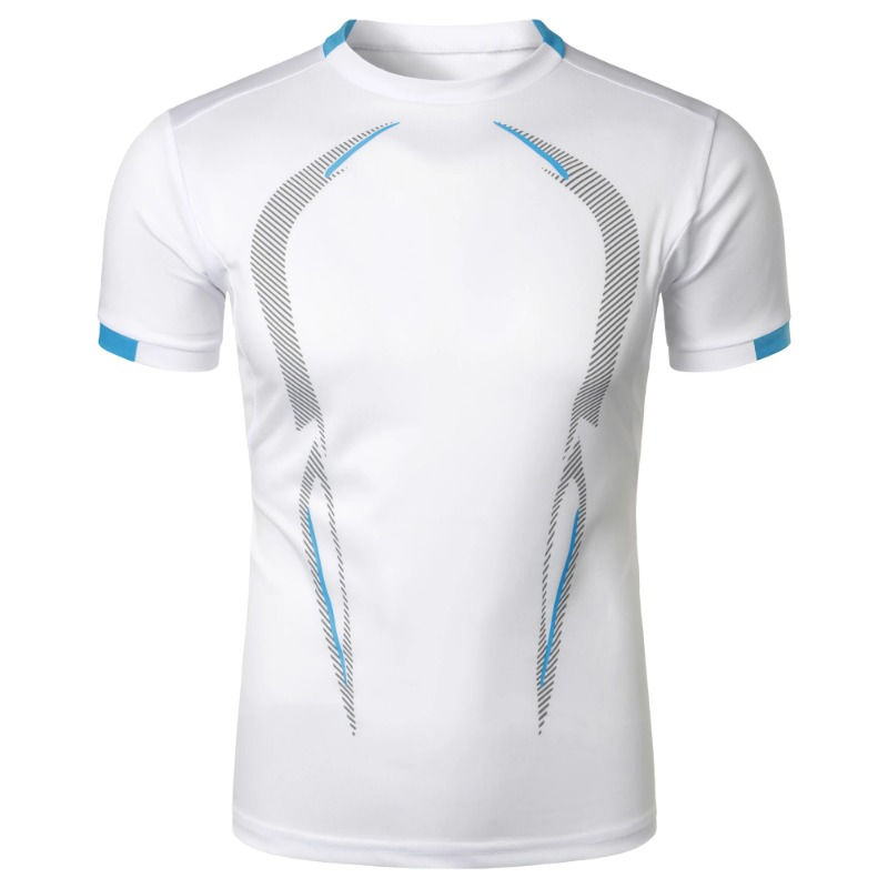 Thumbnail: Summer Gym Breathable T Shirt Men Quick Drying Jogging Tops Men Lightweight Trai