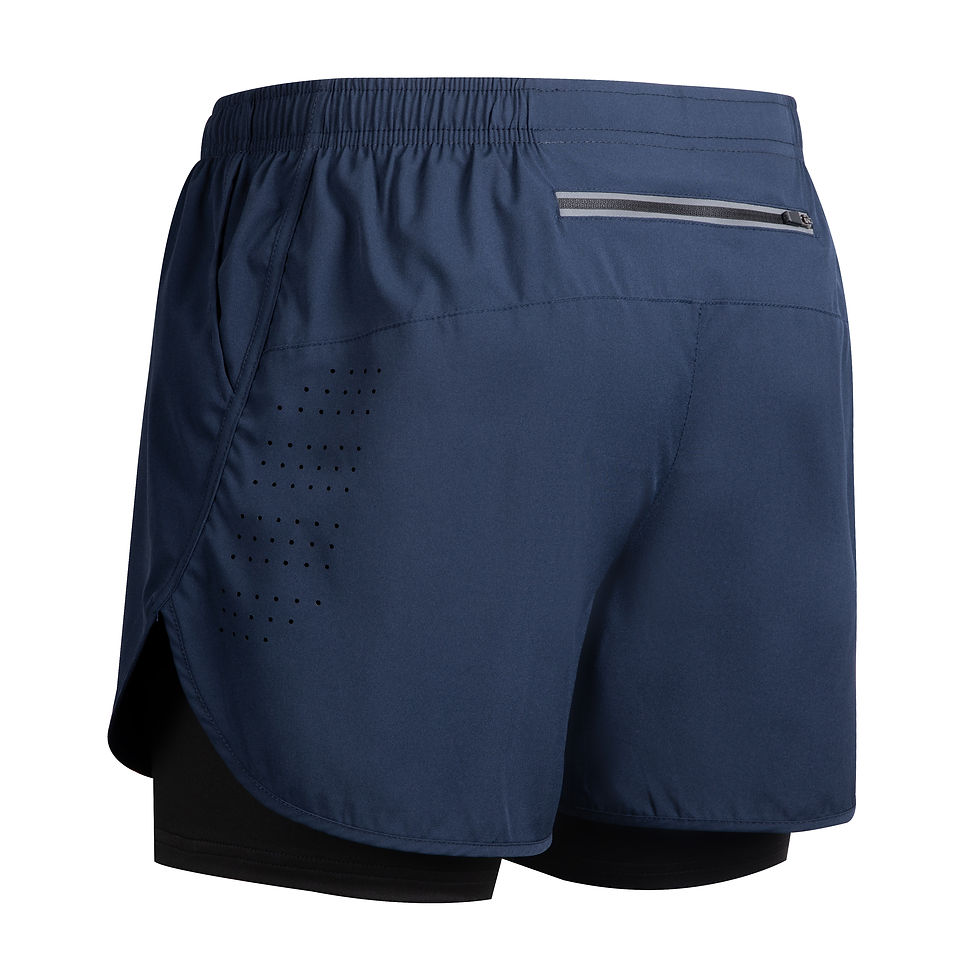 Thumbnail: Gym Shorts Men Running Shorts with Liner Pockets Towel Loop Quick Dry Lightweigh