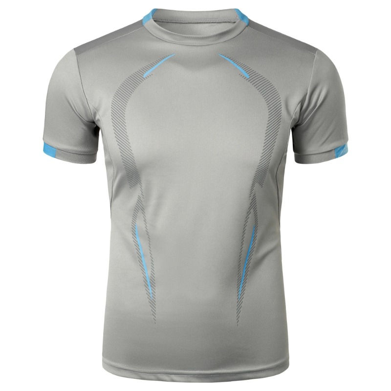 Thumbnail: Summer Gym Breathable T Shirt Men Quick Drying Jogging Tops Men Lightweight Trai