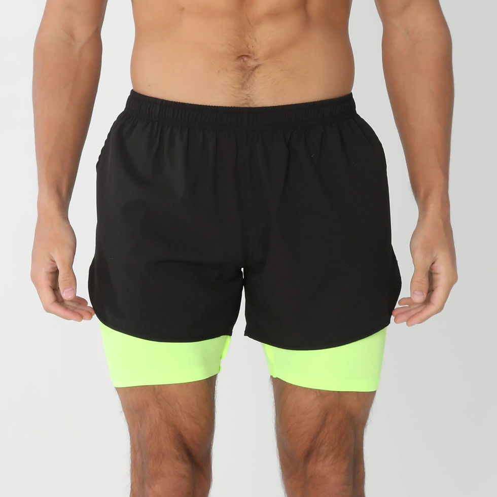 Thumbnail: Gym Shorts Men Running Shorts with Liner Pockets Towel Loop Quick Dry Lightweigh
