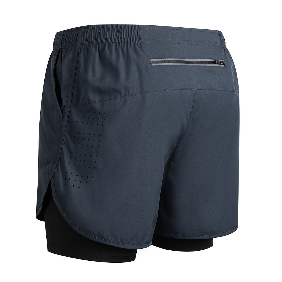 Thumbnail: Gym Shorts Men Running Shorts with Liner Pockets Towel Loop Quick Dry Lightweigh