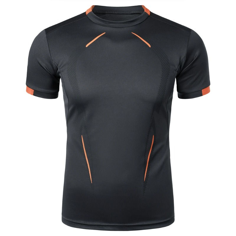 Thumbnail: Summer Gym Breathable T Shirt Men Quick Drying Jogging Tops Men Lightweight Trai