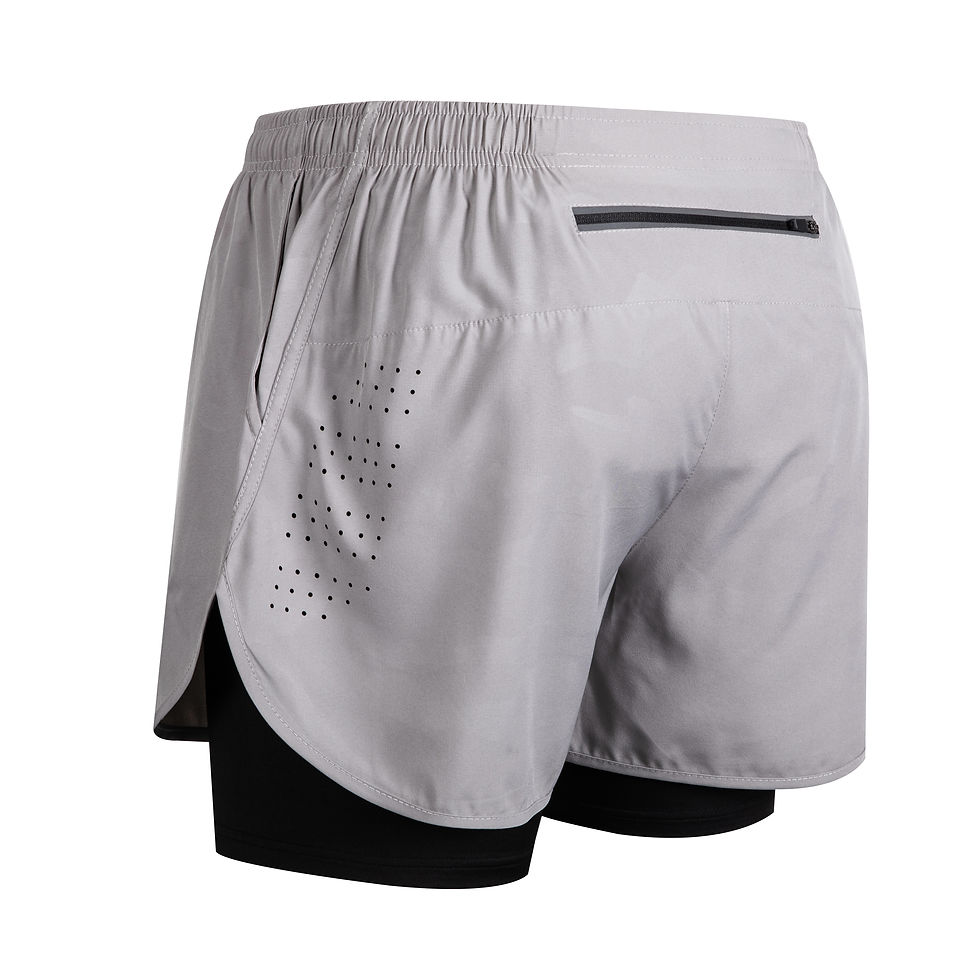 Thumbnail: Gym Shorts Men Running Shorts with Liner Pockets Towel Loop Quick Dry Lightweigh