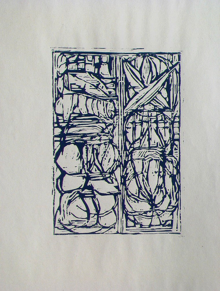 Old Daze 2013 woodcut