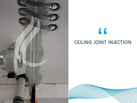 Ceiling Expansion Joint Injection – Lasting Waterproofing Results