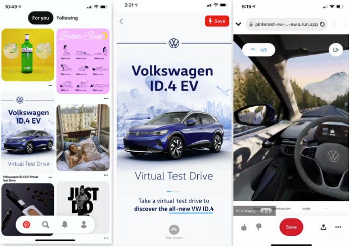 Ecran Pinterest Test Voitures Volkswagen