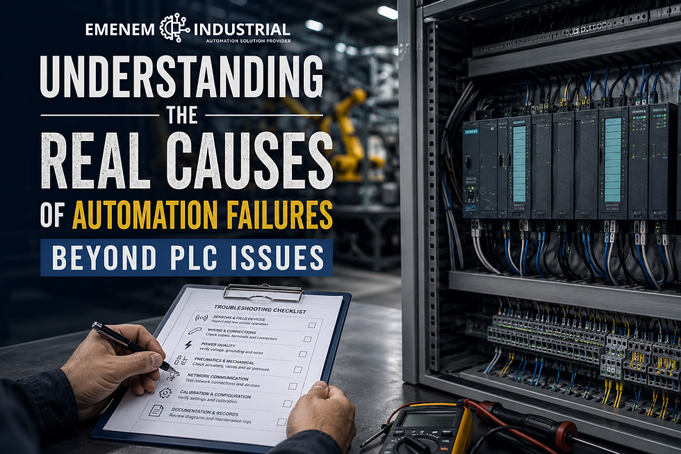 Understanding the Real Causes of Automation Failures Beyond PLC Issues