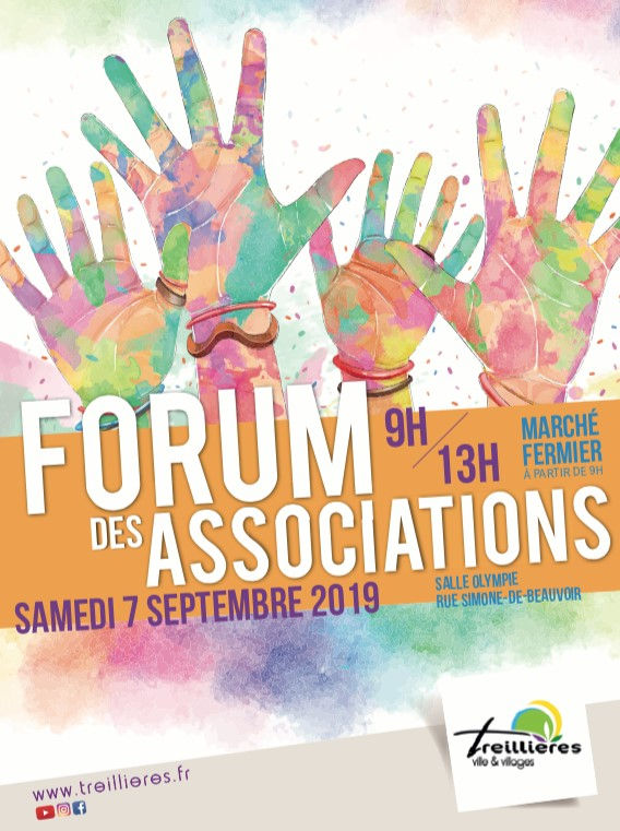 Forum des associations et marché fermier le 07 septembre 2019
