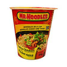 Mr Noodles Cup Spicy Chicken 12x64g