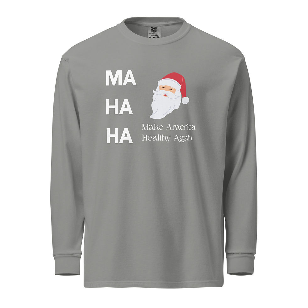 Thumbnail: MaHaHa - Unisex 100% Cotton Long-Sleeve Tee (front only)