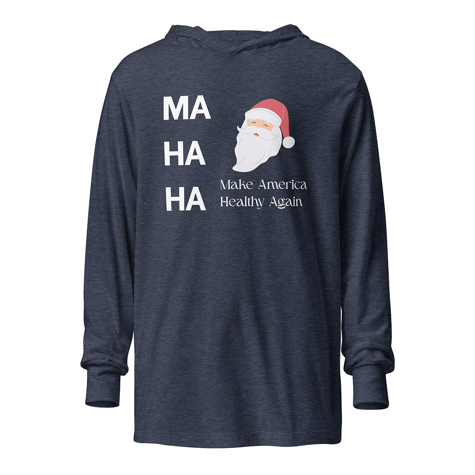 MaHaHa - Unisex Hooded Long-Sleeve Tee (front only)