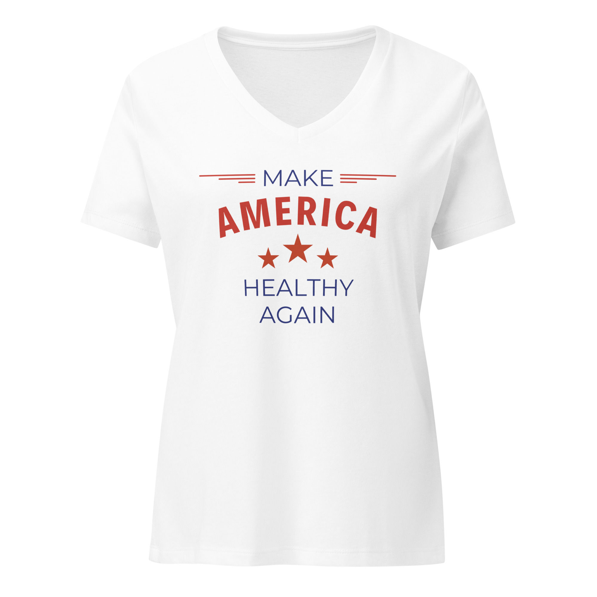 MAHA - Women’s white v-neck
