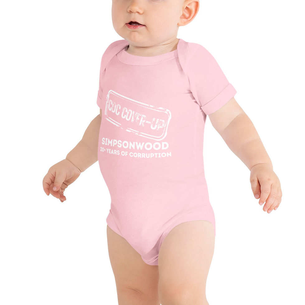 Thumbnail: Baby CDC Cover-up Stamp Short-Sleeve Onsie