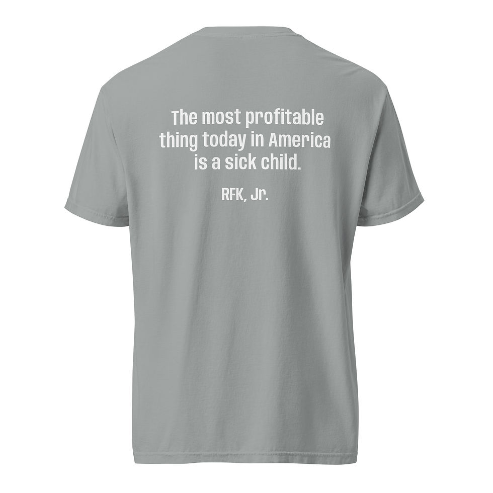 Thumbnail: RFK Quote 1 (front & back) - Unisex 100% cotton colors
