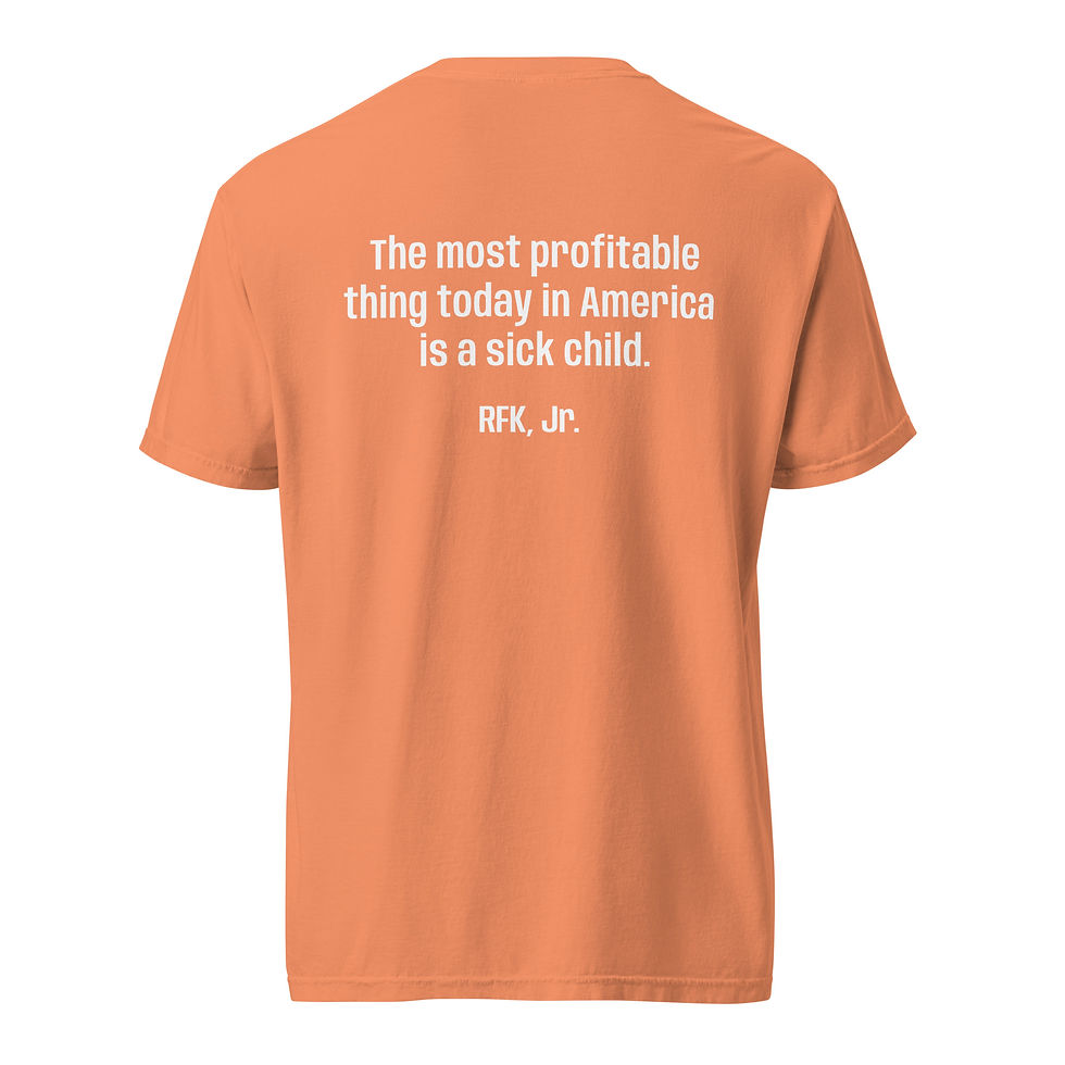 Thumbnail: RFK Quote 1 (front & back) - Unisex 100% cotton colors