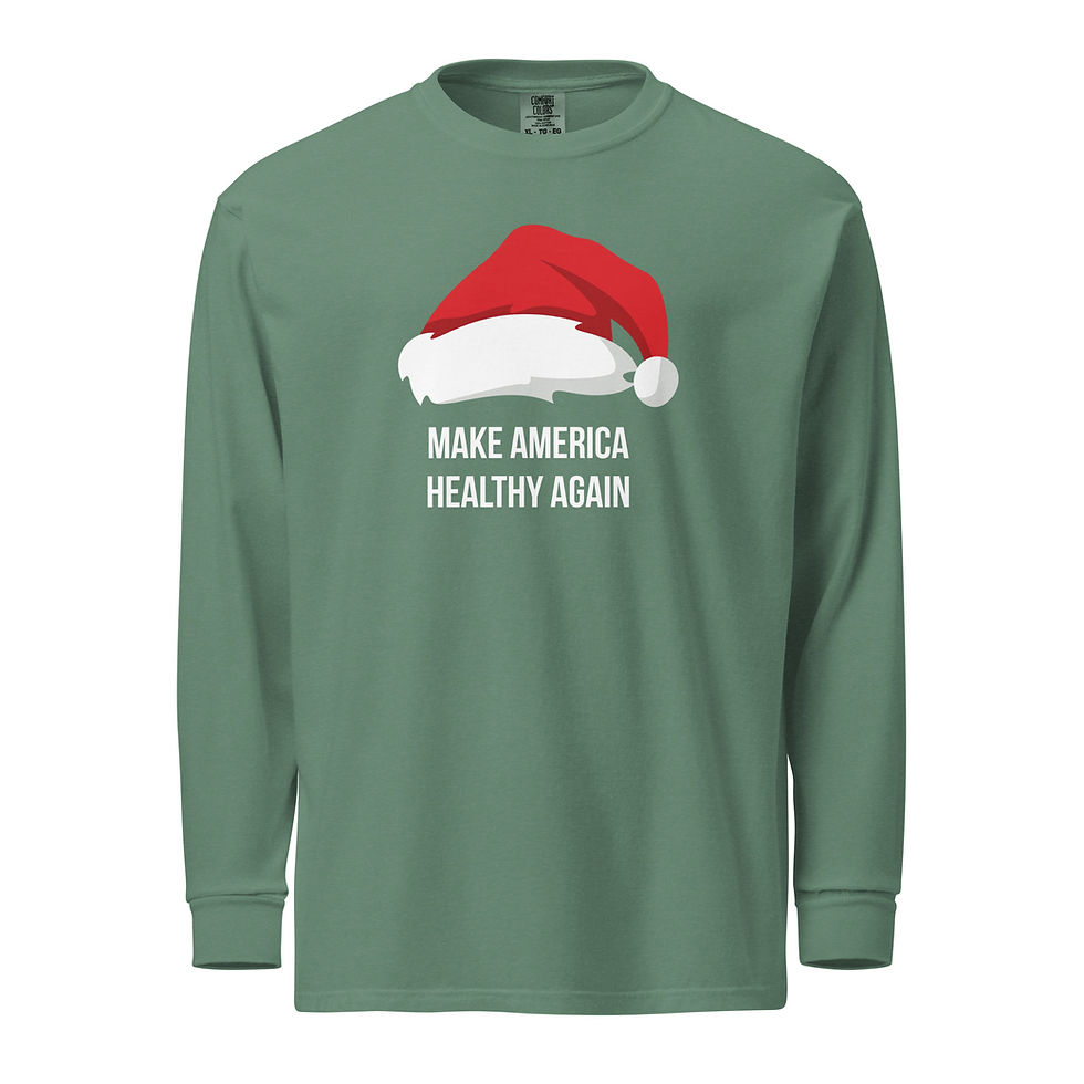 Thumbnail: MAHA Santa - Unisex 100% Cotton Long-Sleeve Tee (front only)