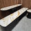 Thumbnail: Nick Scali Allegria TV Stand In Smoked Oak With Marble Ceramic Top 
