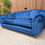 Thumbnail: Bordeaux Chesterfield Large 3 Seater Sofa In Royal Blue Velvet RRP-£999