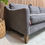 Thumbnail: Sofa.com Iggy 4 Seater Sofa & Footstool In Charcoal Brushed Cotton RRP-£3070