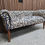Thumbnail: Low Back Bench Sofa In William Morris Willow Blue