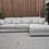 Thumbnail: Designer Label Manhattan Large RHF Chaise Sofa In Zelda Oyster RRP-£2899
