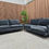 Thumbnail: 2x Sofa.com Bluebell 2.5 Seater Sofas In Armour Smart Velvet RRP-£6100