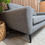 Thumbnail: Jack Wills x Sofa.com Jack Retro Modern 3 Seater Sofa In Grey Soft Textured 