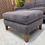 Thumbnail: Sofa.com Iggy 4 Seater Sofa & Footstool In Charcoal Brushed Cotton RRP-£3070