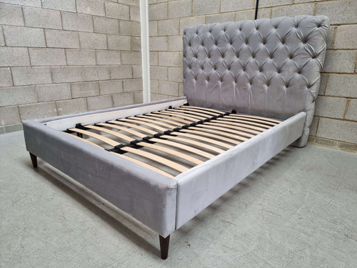Bensons For Beds Langdon Deep Buttoned King Size Bed Frame In Lumino ...