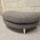 Thumbnail: White Label Lisbon Cuddler Footstool In Grey Weave RRP-£399

