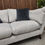 Thumbnail: Designer Label Retro Modern 3 Seater & 2 Seater Sofa In Ecru Fabric RRP-£2998

