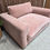 Thumbnail: Soho Mossley Loveseat In Dusty Pink Cotton Velvet 

