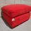 Thumbnail: Sofa.com Stella Medium Square Footstool In Custom Tomato Fabric 
