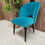 Thumbnail: Sofa.com Darcy Dressing Room Chair In Neptune Smart Velvet RRP-£340
