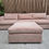Thumbnail: Sofa.com Ren Modular Sofa & 3x Footstools in Pavilion Pink Brushstroke RRP-£4090