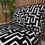Thumbnail: Penthouse Accent Chair In Apollo Geometric Black RRP-£839