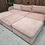 Thumbnail: Sofa.com Ren Modular Sofa & 3x Footstools in Pavilion Pink Brushstroke RRP-£4090