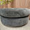 Thumbnail: Metro Combi Half Moon Footstool In Dusk Grey RRP-£449

