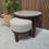 Thumbnail: Pierre Retro Modern Side Table & Stool RRP-£798