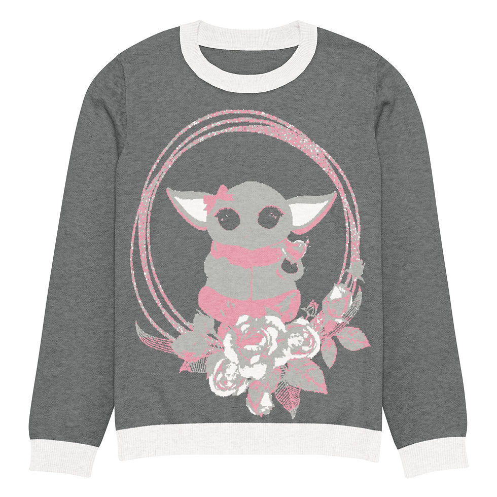 Thumbnail: Baby Ezy-Grogruetta Knitted Crew Neck Sweater