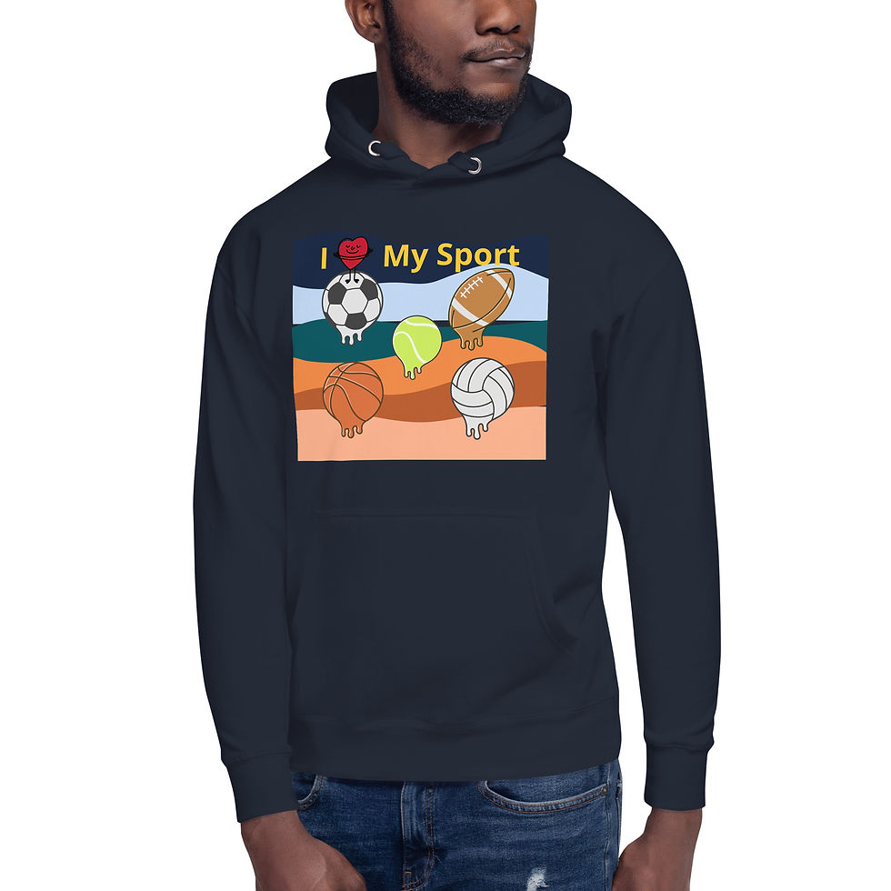 Thumbnail: I Love My Sport Unisex Hoodie