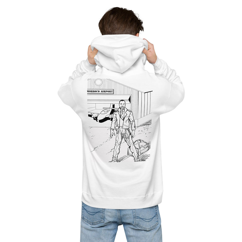 Thumbnail: NNB A7 - XRAY SCENE Unisex Fleece Hoodie