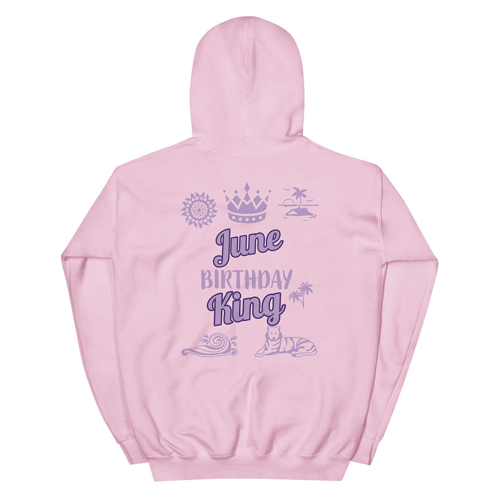 Thumbnail: June Birthday King Unisex Hoodie