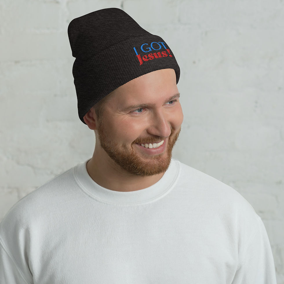 Thumbnail: I Got Jesus! - Cuffed Beanie