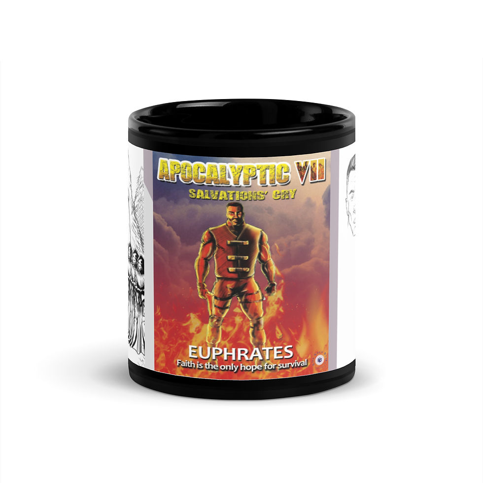 A7 - EUPHRATES Black Glossy Mug