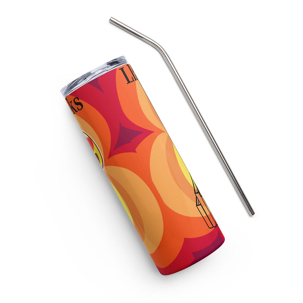 Thumbnail: Llama Loves Books - Stainless Steel Tumbler