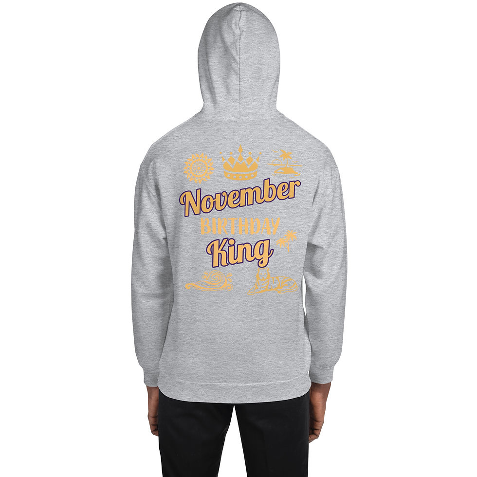 Thumbnail: November Birthday King Unisex Hoodie