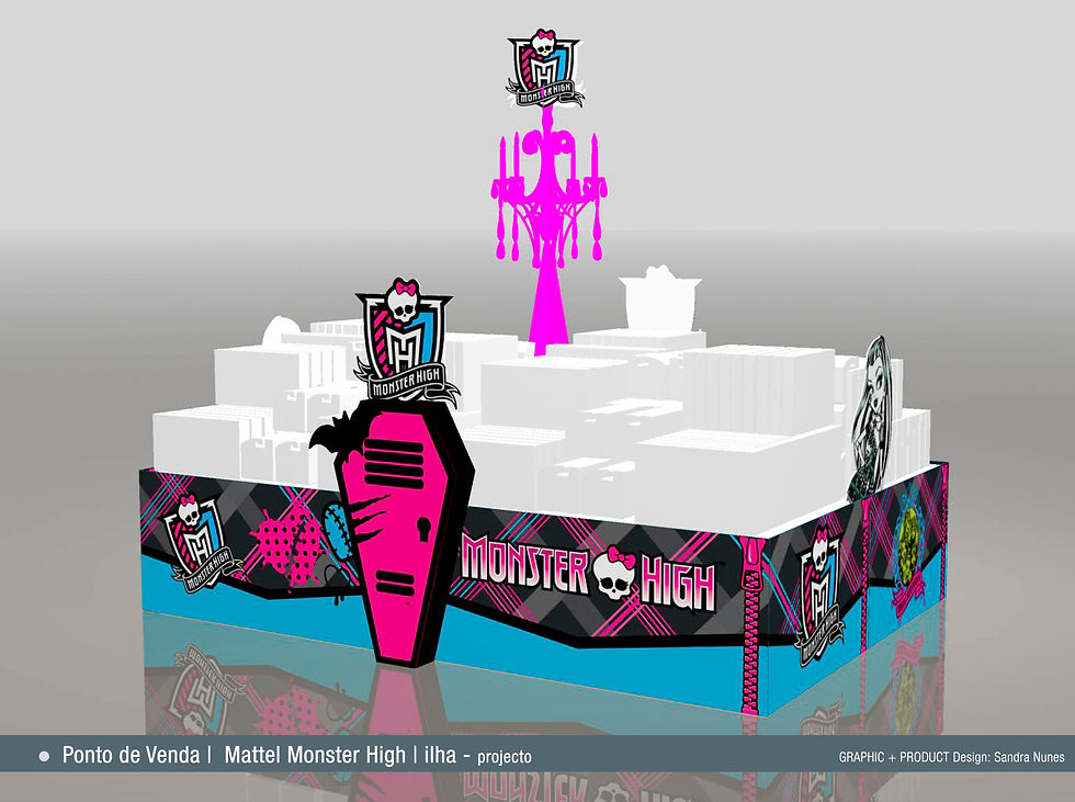 ILHA Mattel Monster High | FFTM-P&I