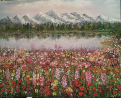 Primavera en las montañas  81 x  65