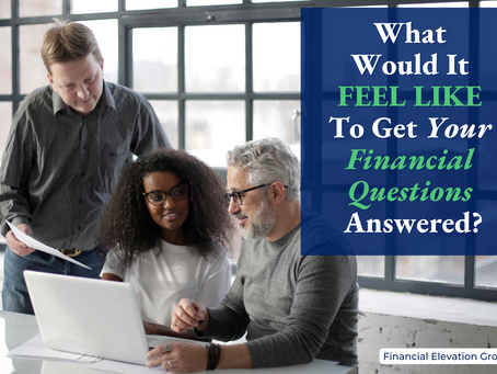 Financial Elevation Group: Answers To EVERY Financial Question You've EVER Had About Your Business